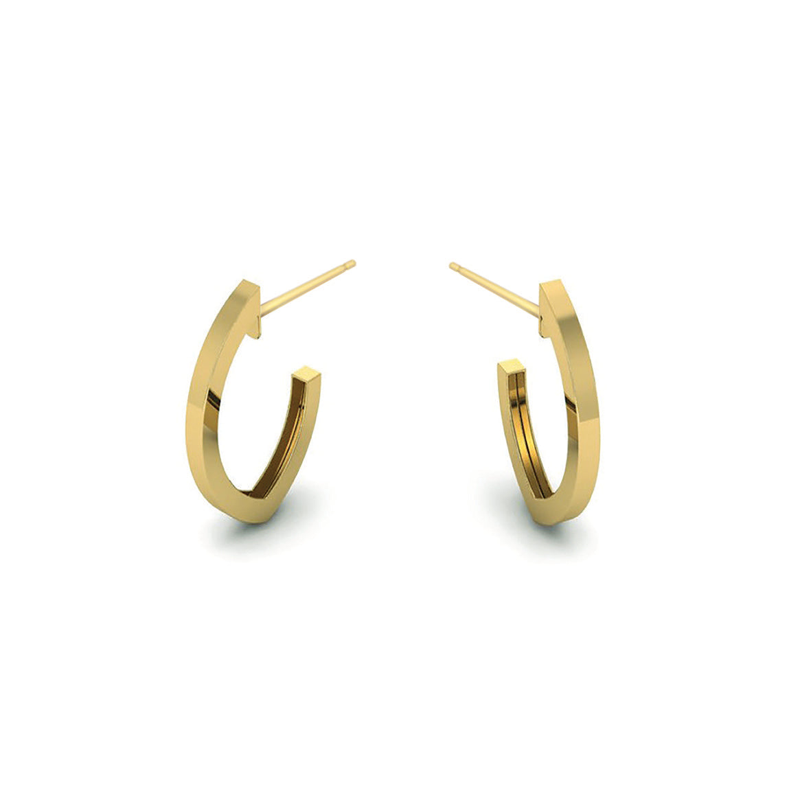 ARC DE ORO HOOP EARRINGS