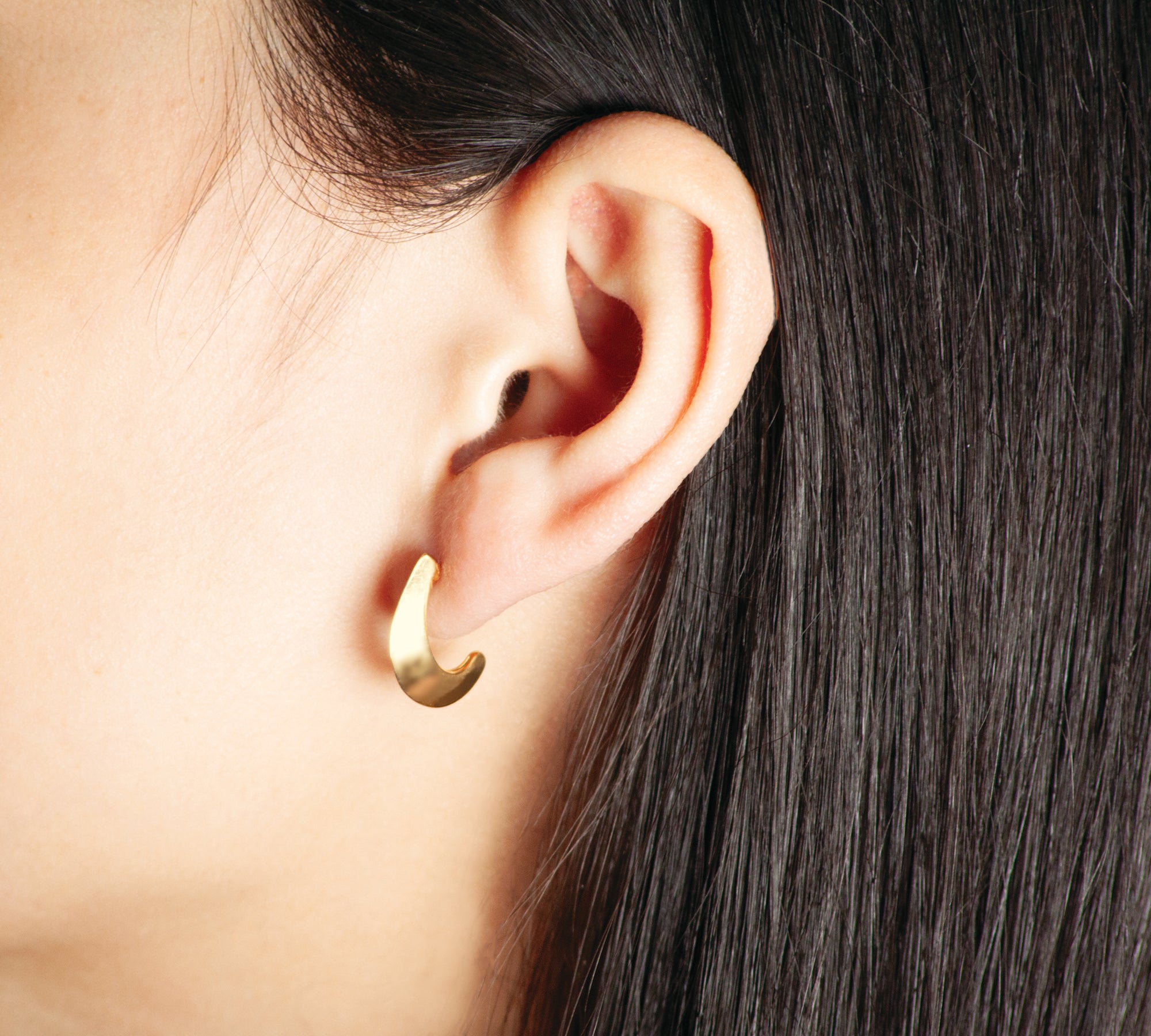 BRAVURA Demi-Hoop Earrings