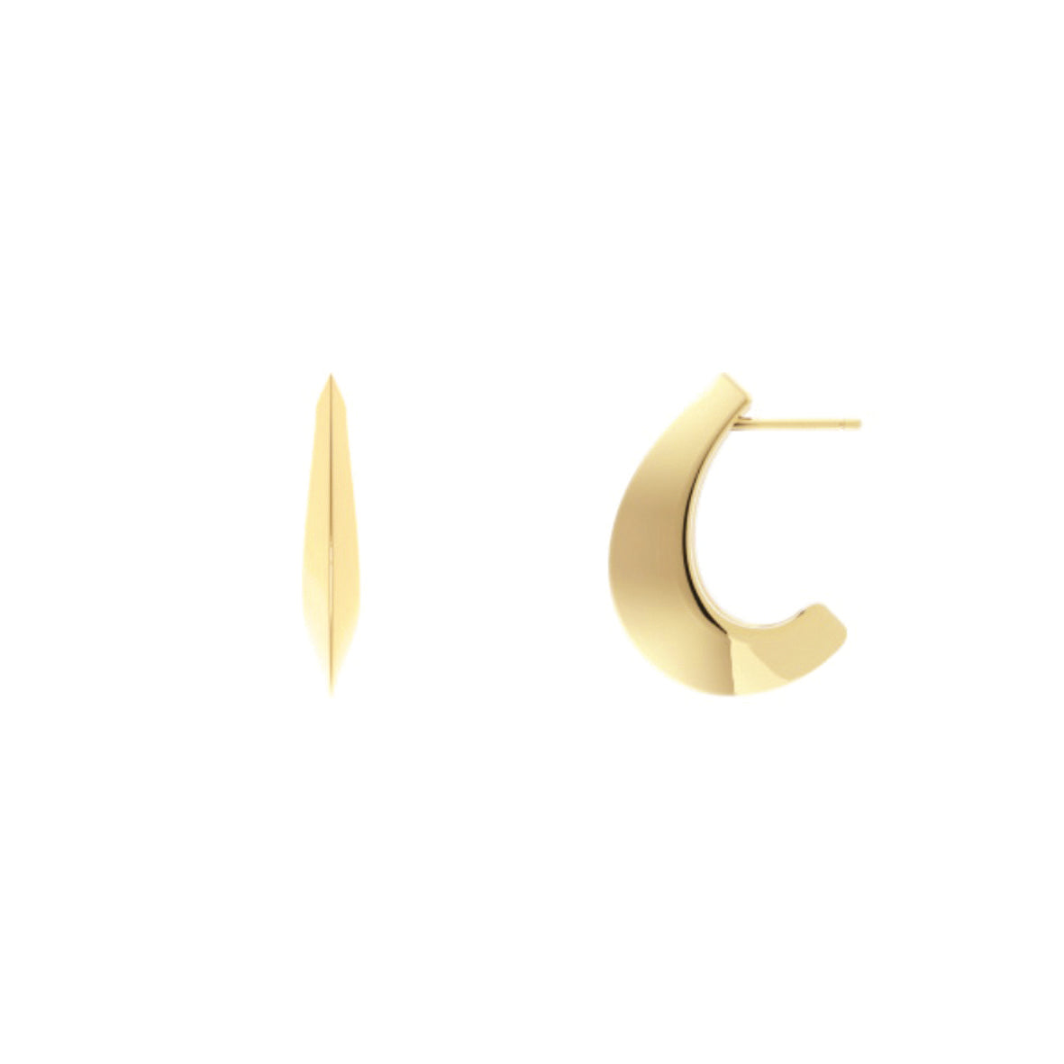 BRAVURA Demi-Hoop Earrings
