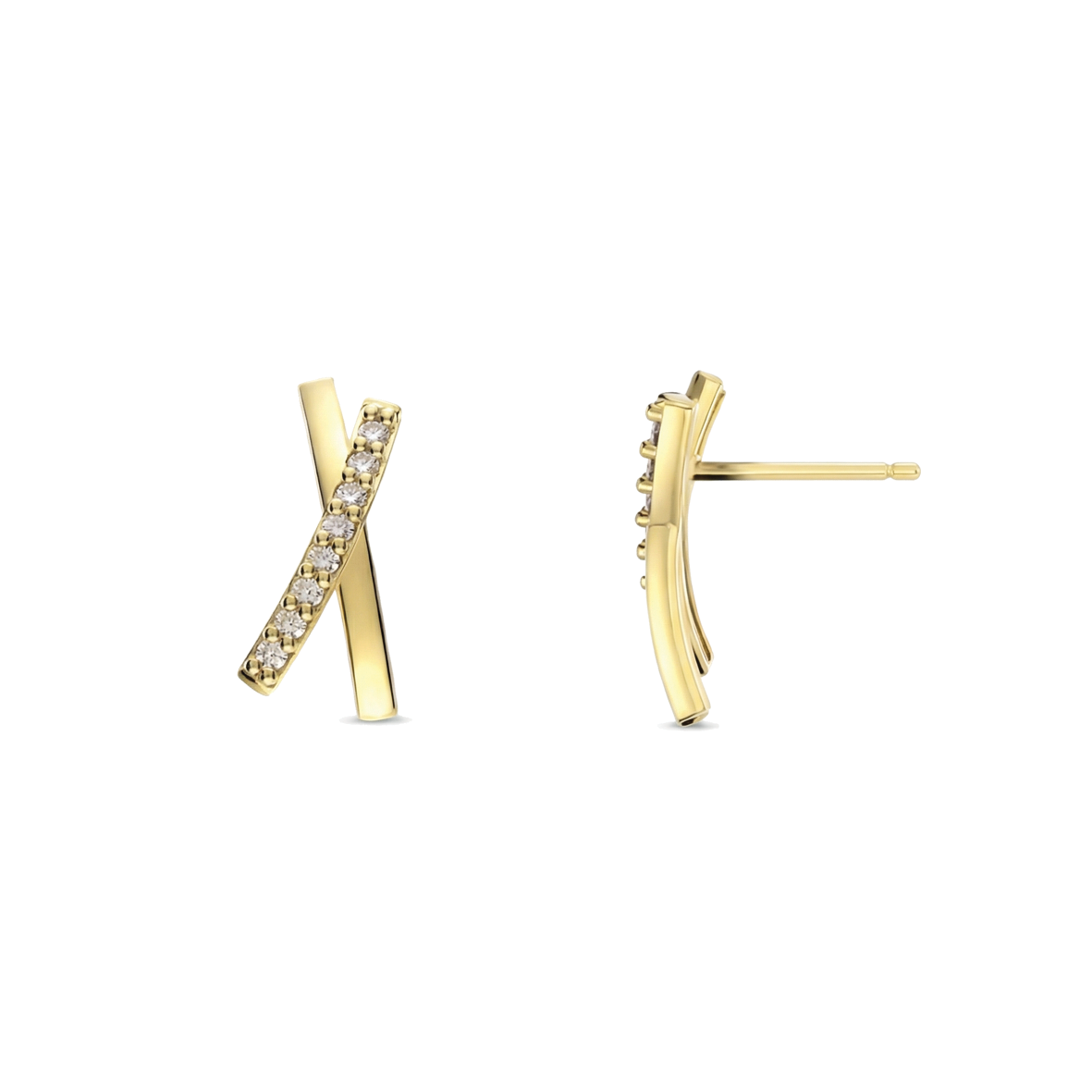 CRUZ Diamond Stud Earrings