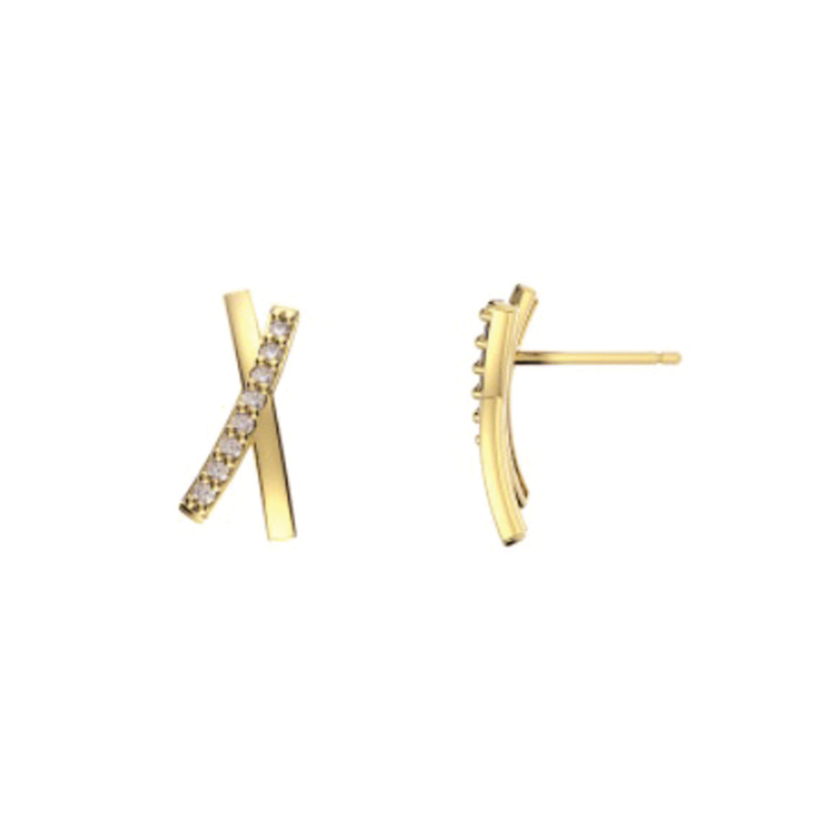 CRUZ Diamond Stud Earrings