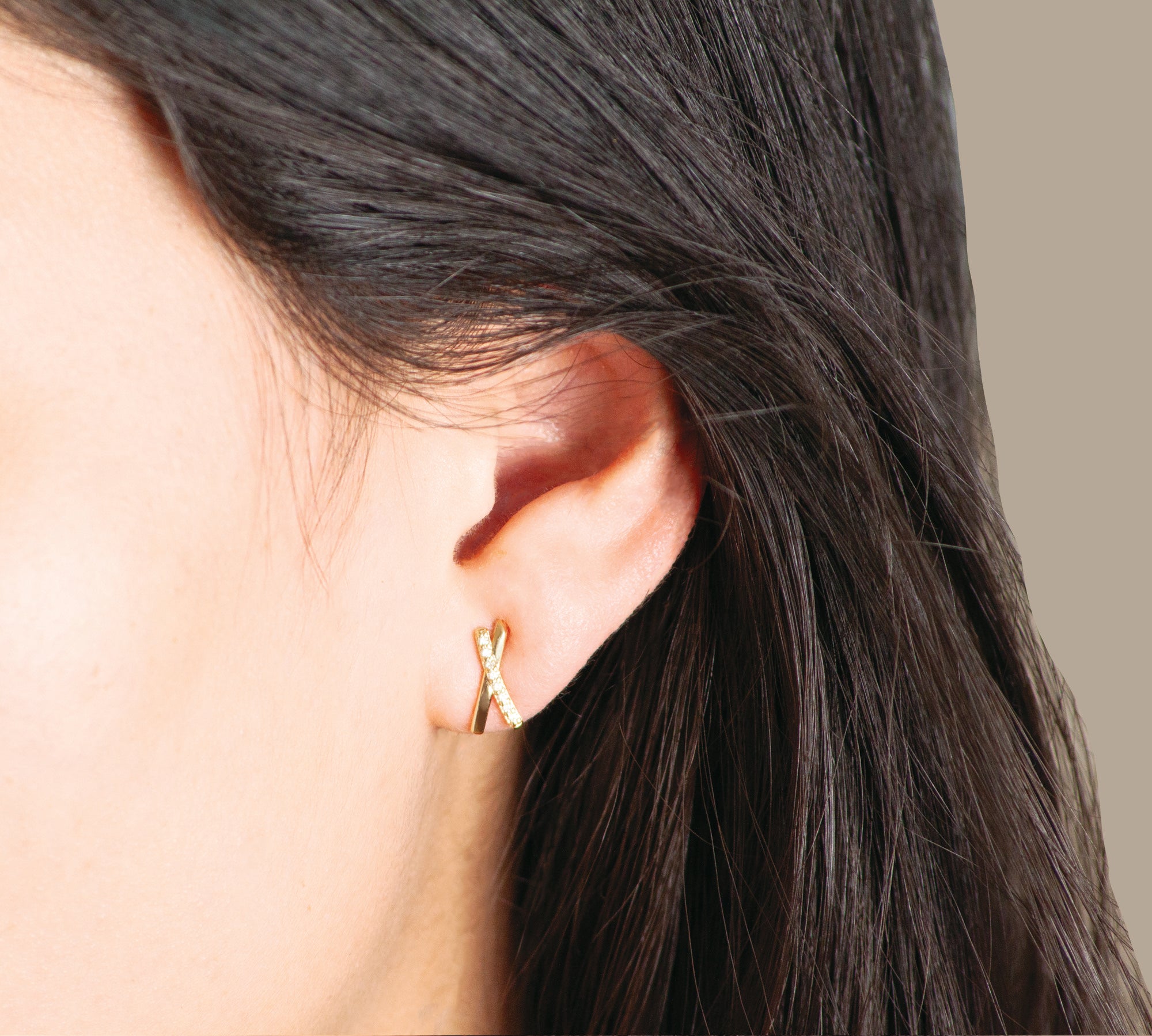 CRUZ Diamond Stud Earrings