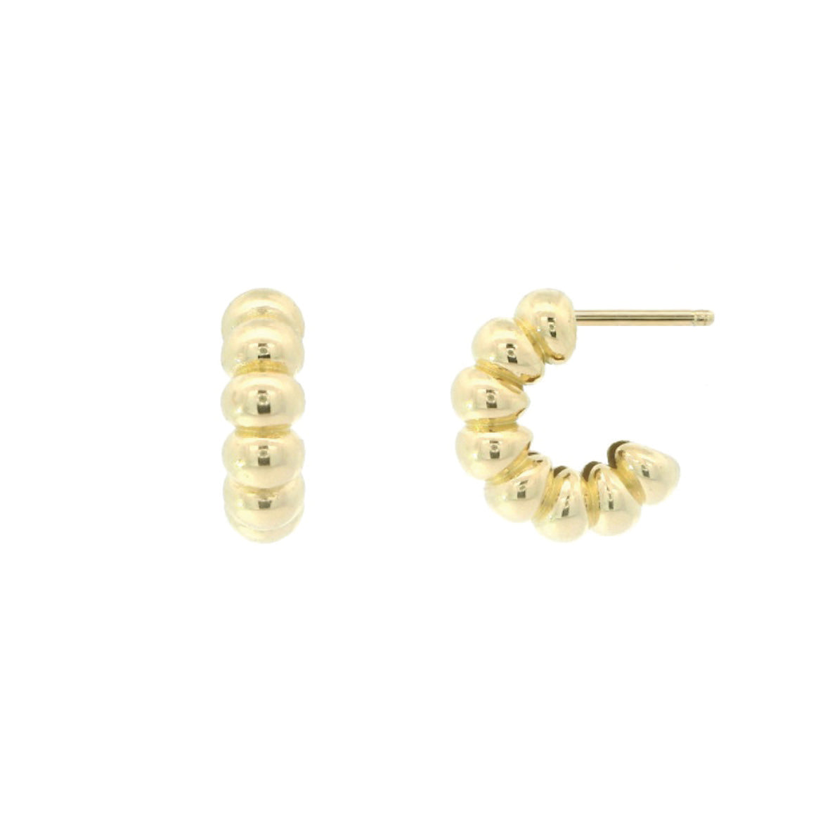 BURBUJAS Demi-Hoop Earrings